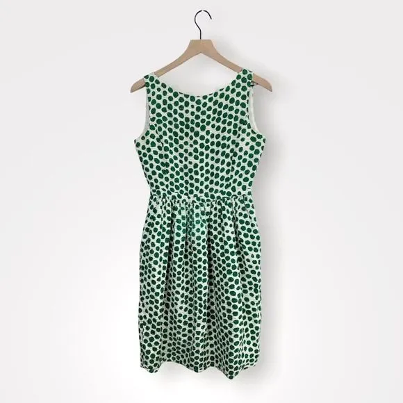 Moschino | Dresses | Moschino 3th Anniversary Limited Edition Green Polka  Dot Fit Flare Dress | Poshmark